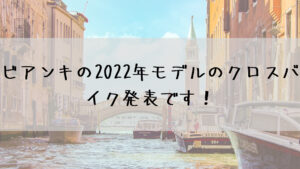 イタリアンブランドのビアンキの2022年モデルのクロスバイクです☆