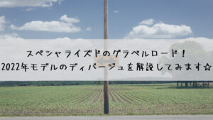 スペシャライズドのグラベルロード！2022年モデルのディバージュを解説してみます☆その1